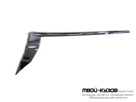 МОЛДИНГ РЕШЕТКИ РАДИАТОРА ЛЕВАЯ СТОРОНА ХРОМ (КИТАЙ) для Toyota LANDCRUISER PRADO 150 (2017-)