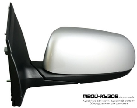 ЗЕРКАЛО ЛЕВАЯ СТОРОНА ЭЛЕКТР С ПОДОГРЕВОМ (CONVEX) ГРУНТ (ТАЙВАНЬ) для KIA PICANTO (2012-)