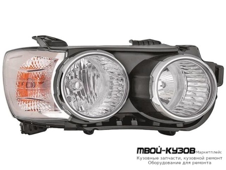 ФАРА ПРАВАЯ СТОРОНА С КОРРЕКТОР ХРОМ (КИТАЙ) для Chevrolet AVEO T300 (2011-)