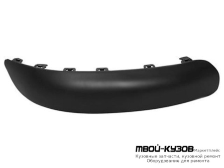 МОЛДИНГ БАМПЕРА ЗАДНИЙ ЛЕВАЯ СТОРОНА (ХЭТЧБЭК) ЧЁРНЫЙ (ТАЙВАНЬ) для Peugeot 307 (08.2001-)