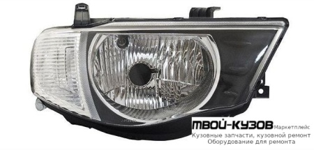 ФАРА ПРАВАЯ СТОРОНА УКАЗАТЕЛЬ ПОВОРОТА ПРОЗРАЧНЫЙ (КИТАЙ) для Mitsubishi L200 (2005-)