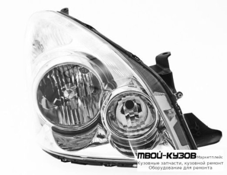 ФАРА ПРАВАЯ СТОРОНА С КОРРЕКТОР (DEPO) для Toyota COROLLA VERSO (2004-)