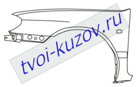 MAXIMA QX (, CEFIRO) КРЫЛО ПЕРЕДНЕЕ левое с отверстием под повторитель поворота