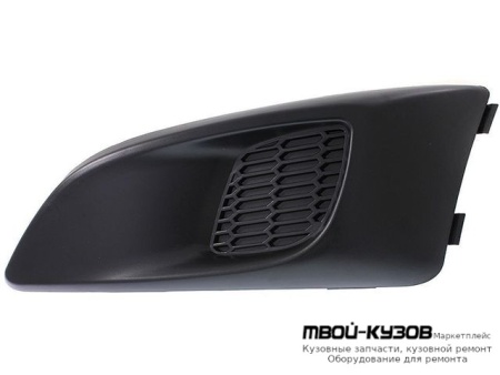 РЕШЕТКА БАМПЕРА ПЕРЕДНИЙ ЛЕВАЯ СТОРОНА БЕЗ ОТВЕРСТИЙ ПОД ПРОТИВОТУМАННЫЕ ФАРЫ (КИТАЙ) для Chevrolet AVEO T300 (2011-)