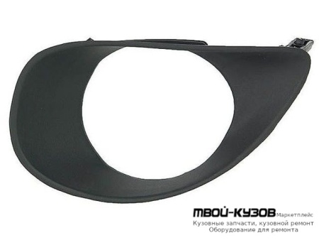 РЕШЕТКА БАМПЕРА ПЕРЕДНИЙ ЛЕВАЯ СТОРОНА С ОТВЕРСТИЯМИ ПОД ПРОТИВОТУМАННЫЕ ФАРЫ (ТАЙВАНЬ) для Toyota YARIS (08.2005-)