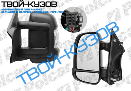 JUMPER/DUCATO/BOXER, 09.06- ЗЕРКАЛО R ЭЛЕКТРИКА С ОБОГРЕВОМ+ПОВОР