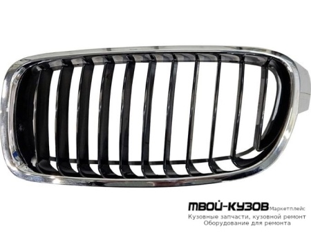 РЕШЕТКА РАДИАТОРА ПРАВАЯ СТОРОНА ХРОМ-ЧЁРНЫЙ (КИТАЙ) для BMW F30 3 series (2012-)