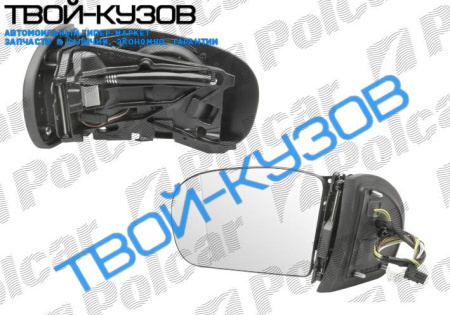 W203 00-05 ЗЕРКАЛО R ЭЛЕКТР+ОБОГРЕВ+АСФЕРА+СКЛАДНОЕ 9 КОНТАКТОВ