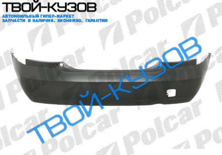 ALMERA 2003- 3/5 ДВ. БАМПЕР ЗАДДНИЙ ПОД ПОКРАСКУ НЕГРУНТОВАННЫЙ