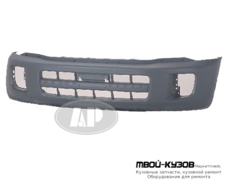БАМПЕР ПЕРЕДНИЙ С ОТВ П/РАСШИРИТ ТЕМНО-СЕРЫЙ (ТАЙВАНЬ) для Toyota RAV4 (2000-2003) (2004-2005)