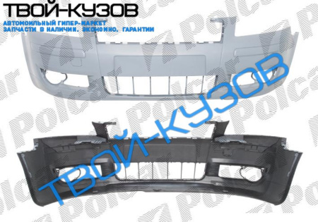 A3 0503-0505 БАМПЕР ПЕРЕДНИЙ ГРУНТ., 3 ДВЕРИ