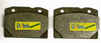 Колодка тормозная ВАЗ-2110 передняя с эл/дат. (DAFMI) Д140ПИ Plus (4 шт.)