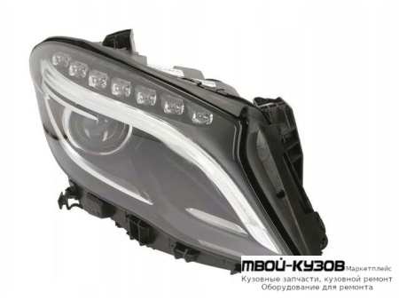 ФАРА ПРАВАЯ СТОРОНА ЛИНЗОВАННАЯ С КОРРЕКТОР (КСЕНОН) ДИОД (DEPO) для Mercedes X156 GLA (2014-)