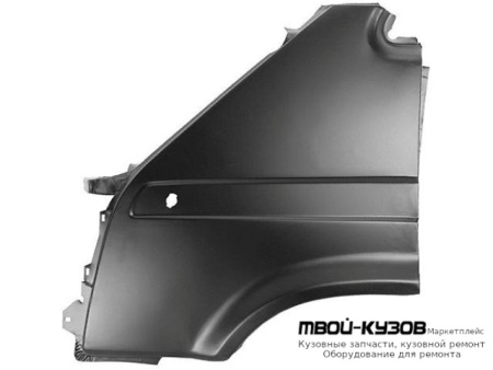 КРЫЛО ПЕРЕДНИЙ ЛЕВАЯ СТОРОНА С ОТВ ПОД ПОВТОРИТЕЛЬ (ТАЙВАНЬ) для Ford TRANSIT (09.1986 - 08.1991)