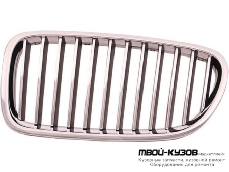 РЕШЕТКА РАДИАТОРА ЛЕВАЯ СТОРОНА ХРОМ ЧЁРНЫЙ (ТАЙВАНЬ) для BMW F10 5 series (2010-)