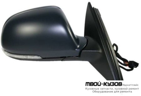 ЗЕРКАЛО ПРАВАЯ СТОРОНА ЭЛЕКТР С ПОДОГРЕВОМ АВТОСКЛАДЫВ ПАМЯТЬЮ УКАЗАТЕЛЬ ПОВОРОТА ПОДСВЕТ (ТАЙВАНЬ) для Skoda SUPERB (2008-2015)
