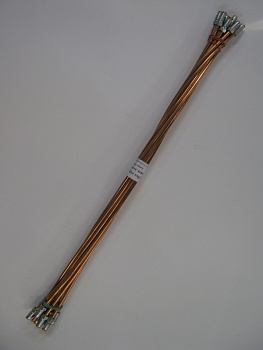 Трубка тормозная ВАЗ-2101 задняя левая (медная) 550мм