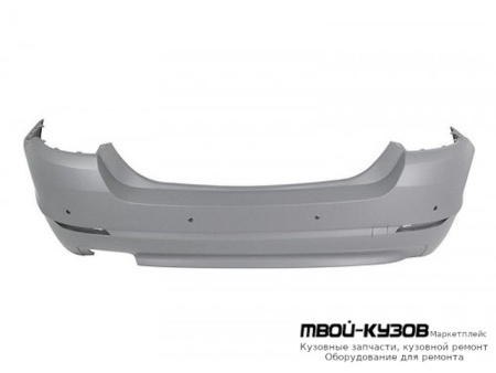 БАМПЕР ЗАДНИЙ С ОТВ ПОД ДАТЧИКИ ГРУНТ ГРУНТ (ТАЙВАНЬ) для BMW F10 5 series (2010-)