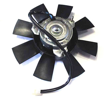 Электродвигатель охлаждения ВАЗ-2110 с крыльчаткой, фильтр от радиопомех (КЗАЭ) 6802.3730