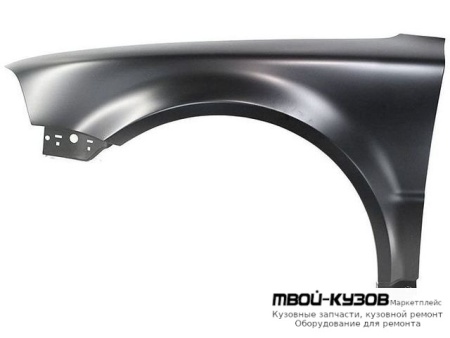 КРЫЛО ПЕРЕДНИЙ ЛЕВАЯ СТОРОНА БЕЗ ОТВ ПОД ПОВТОРИТЕЛЬ (ТАЙВАНЬ) для Volkswagen PASSAT B5+ (10.2000-)