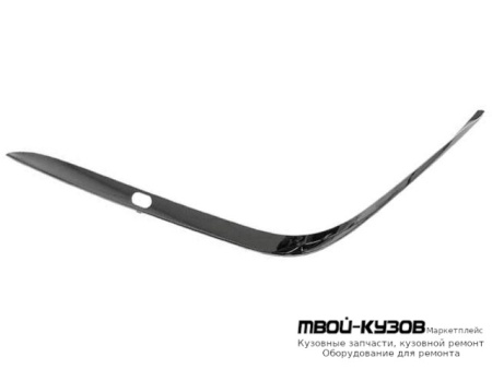 МОЛДИНГ БАМПЕРА ПЕРЕДНИЙ ЛЕВАЯ СТОРОНА С ОТВЕРСТИЯМИ ПОД ОМЫВАТЕЛЬ ФАР ХРОМ (ТАЙВАНЬ) для BMW E38 (06.1994 - 08.1998) (09.1998 - 2002)