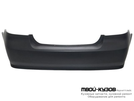 БАМПЕР ЗАДНИЙ (СЕДАН) ЧЁРНЫЙ (ТАЙВАНЬ) для Chevrolet AVEO T250 (2006-), Ravon NEXIA R3 (2016-)