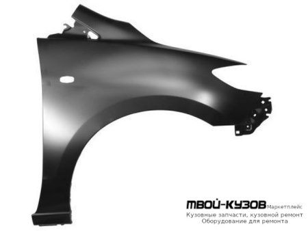 КРЫЛО ПЕРЕДНИЙ ПРАВАЯ СТОРОНА БЕЗ ОТВ ПОД МОЛДИНГ (ТАЙВАНЬ) для Mazda 5 (2005-)