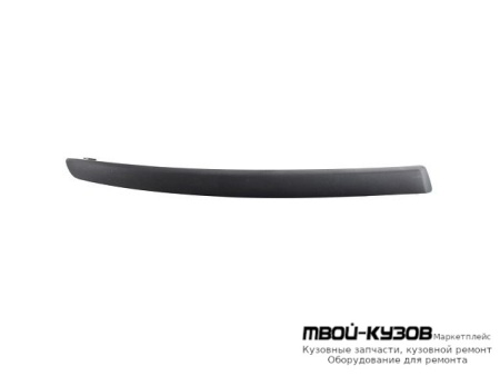 МОЛДИНГ БАМПЕРА ПЕРЕДНИЙ ПРАВАЯ СТОРОНА БЕЗ ОТВ ПОД ДАТЧИКИ ТЕМНО-СЕРЫЙ (ТАЙВАНЬ) для BMW E87 (2003-)