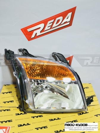 ФАРА ПРАВАЯ С ЖЕЛТЫМ ПОВОРОТНИКОМ для FUSION 09.05-
