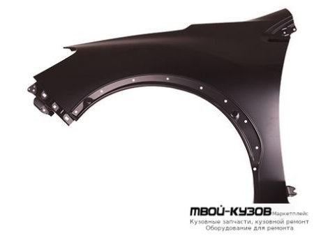 КРЫЛО ПЕРЕДНИЙ ПРАВАЯ СТОРОНА БЕЗ ОТВ ПОД ПОВТОРИТЕЛЬ (ТАЙВАНЬ) для Subaru XV (2011-)