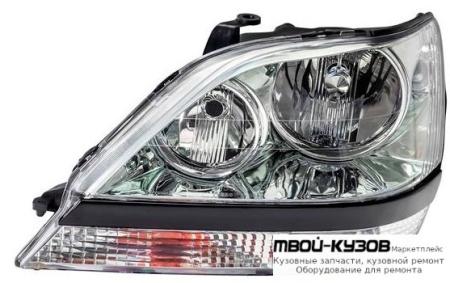 ФАРА ЛЕВАЯ СТОРОНА (USA) ВНУТРИ ХРОМ (КИТАЙ) для Lexus RX 300 (1999 - 02.2002)