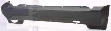 VITARA БАМПЕР задний (3 дв) без ОТВ под ФОНАРИ черного цвета