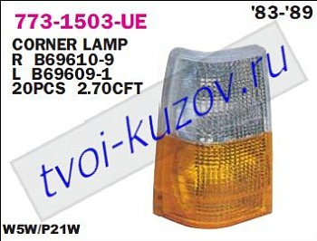 740 указ.поворота угловой прав бел-желт 773-1503R-UE