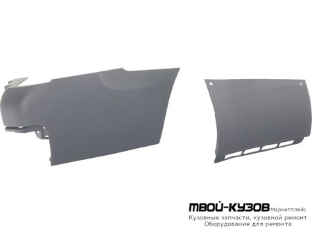 БОКОВИНА БАМПЕРА ЗАДНИЙ ПРАВАЯ СТОРОНА П/ ДВОЙН ДВЕРЬ ДЛИНН (ТАЙВАНЬ) для Peugeot PARTNER (2008-2015)