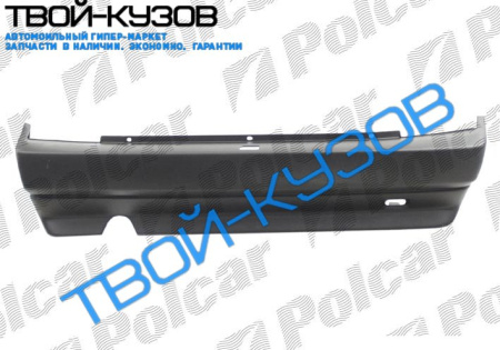 UNO/FIOR 0989- БАМПЕР ЗАДНИЙ ЧЕРНЫЙ