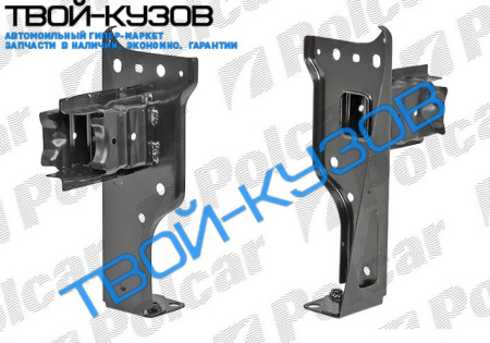 CORSA D, 07.06-01.11 КРОНШТЕЙН УСИЛИТЕЛЯ ПЕРЕДНЕГО БАМПЕРА левое