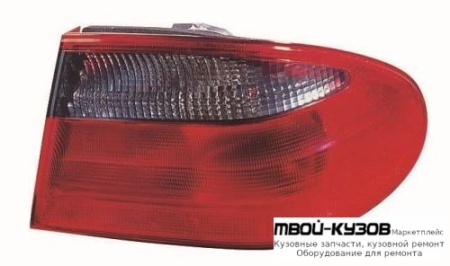 ФОНАРЬ ЗАДНИЙ ВНЕШНИЙ ПРАВАЯ СТОРОНА (DEPO) ТОНИР-КРАСНЫЙ для Mercedes W210 (08.1995 - 08.1999) (09.1999 - 06.2002)