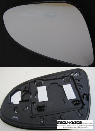 СТЕКЛО ЗЕРКАЛА ПРАВАЯ СТОРОНА С ПОДОГРЕВОМ (КИТАЙ) для Toyota CAMRY V50 (2011-)