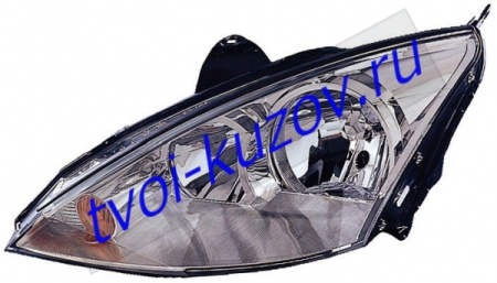 FOCUS ФАРА правая с, без КОРРЕКТОР ВНУТРИ черного цвета
