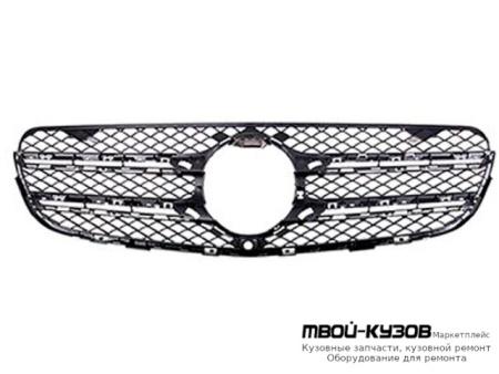 РЕШЕТКА РАДИАТОРА ВНУТРЕН , С ОТВ П/КАМЕРУ , ЧЁРНЫЙ (ТАЙВАНЬ) для Mercedes X253 GLC-CLASS (2016-)