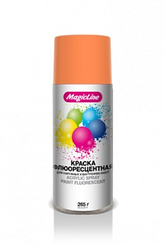 Краска оранжево-желтая флюорисцентная (265г)