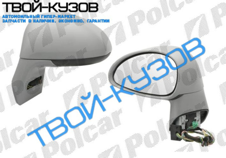 C4 05- ЗЕРКАЛО L ЭЛЕКТР+ОБОГРЕВ+ АСФЕРА