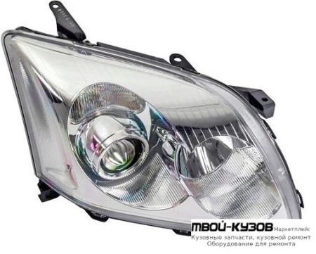ФАРА ПРАВАЯ СТОРОНА ПОД КОРРЕКТОР (DEPO) для Toyota AVENSIS (2003-2007)