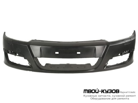 БАМПЕР ПЕРЕДНИЙ С ОТВЕРСТИЯМИ ПОД ОМЫВАТЕЛЬ ФАР (5 дв) ГРУНТ для Opel ASTRA H (06.2004-)