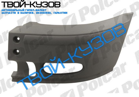 TRANSIT 2001- УГОЛ БАМПЕРА L С ОТВ ПОД П/Т