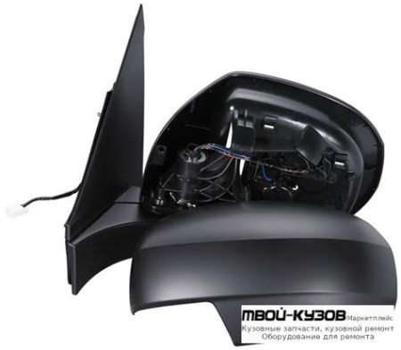 ЗЕРКАЛО ЛЕВАЯ СТОРОНА ЭЛЕКТР С ПОДОГРЕВОМ (CONVEX) ГРУНТ (ТАЙВАНЬ) для Suzuki SWIFT (2011-)