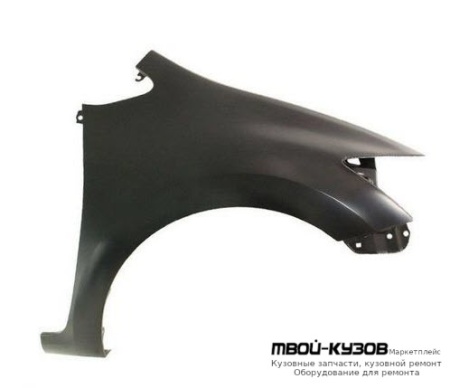КРЫЛО ПЕРЕДНИЙ ПРАВАЯ СТОРОНА БЕЗ ОТВ ПОД ПОВТОРИТЕЛЬ (ТАЙВАНЬ) для Toyota AURIS (2007-)