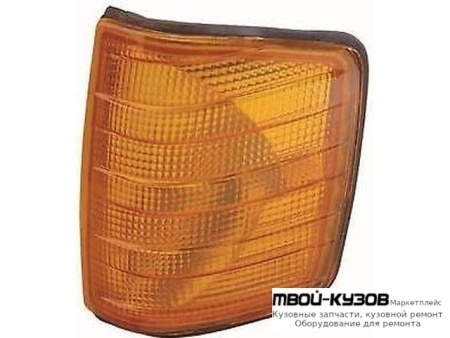 УКАЗ.ПОВОРОТА УГЛОВОЙ ЛЕВАЯ СТОРОНА (DEPO) ЖЕЛТ для Mercedes W201 (01.1983 - 05.1993)