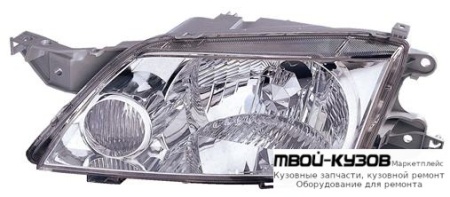 ФАРА ЛЕВАЯ СТОРОНА БЕЗ КОРРЕКТОР (DEPO) для Mazda PREMACY (1999-)