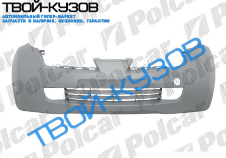 MICRA K12 02- БАМПЕР ПЕРЕДНИЙ C ОТВ. ДЛЯ П/Т